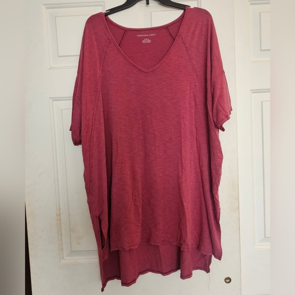 American Eagle Outfitters Women's Rose Pink Tunic Top M - Picture 1 of 5